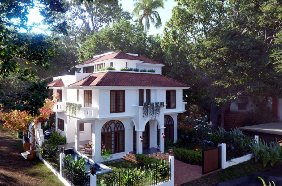 4 BHK + Servant Room Independent House For Sale in Bliss Ella Saligoa