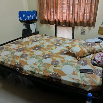 Bedroom in 1 BHK Apartment at Swastik Residency Phase II CHS Ltd, Pratha Pushp Society – for Rent