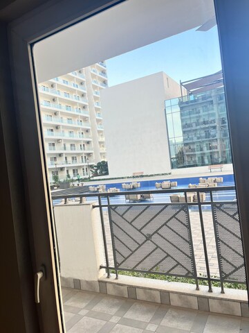 Balcony in 3 BHK Apartment at Central Park Flower Valley Aqua Front Towers, Sohna Sector 33 – for Rent