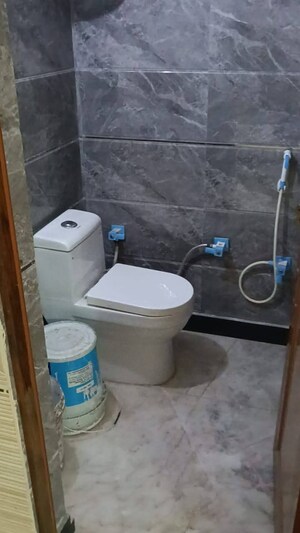 Bathroom in 3 BHK Builder Floor at Himgiri Enclave, Burari – for Sale