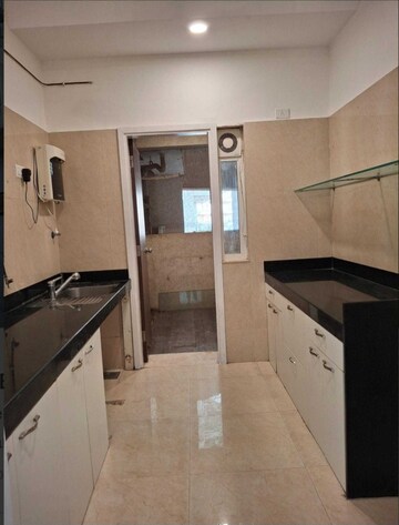 Kitchen in 2 BHK Apartment at LnT Realty Crescent Bay, Parel – for Rent
