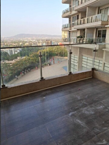 Balcony in 2 BHK Apartment at LnT Realty Crescent Bay, Parel – for Rent