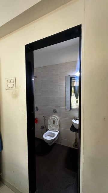 Bathroom in 1.5 BHK Apartment at Velocity Hill Spring, Ghodbunder Road – for Rent