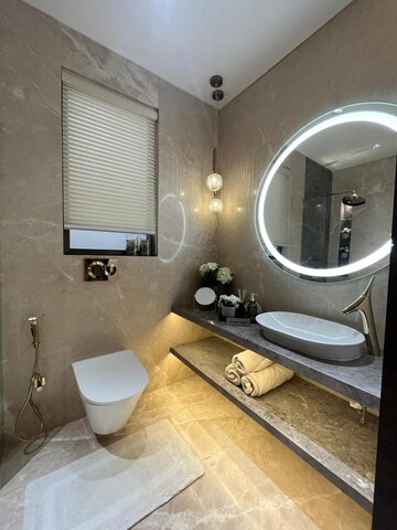 Bathroom in 3 BHK Apartment at Sunteck Sky Park, Mira Road – for Sale