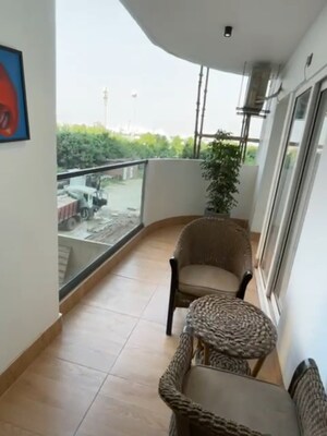 Balcony in 3 BHK Apartment at Surya Kanishk Tower, Vaishali Sector 4 – for Sale