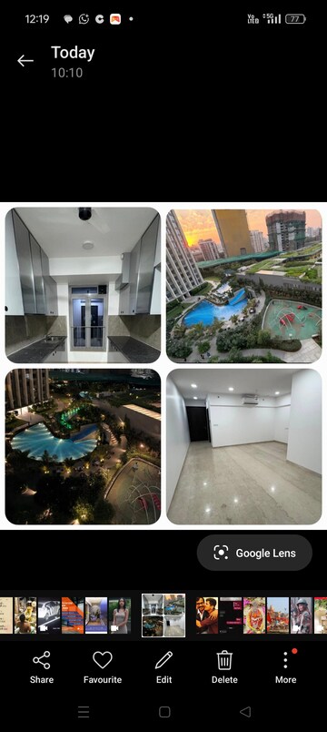 Kitchen in 3 BHK Apartment at Oberoi Sky City, Borivali East – for Rent