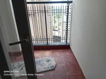 Balcony in 2 BHK Apartment at Prestige High Fields, Gachibowli – for Rent