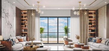 Living Room in Studio Apartment at Silverglades The Legacy, Sector 63a – for Sale