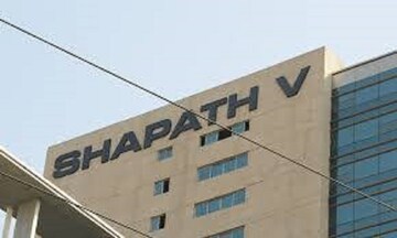  Office Space – Exterior View View at Savvy Shapath V, Prahlad Nagar - for Rent