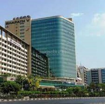  Office Space – Exterior View View at Savvy Shapath V, Prahlad Nagar - for Rent