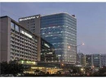  Office Space – Exterior View View at Savvy Shapath V, Prahlad Nagar - for Rent