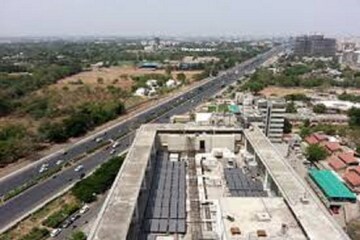  Office Space – Exterior View View at Savvy Shapath V, Prahlad Nagar - for Rent