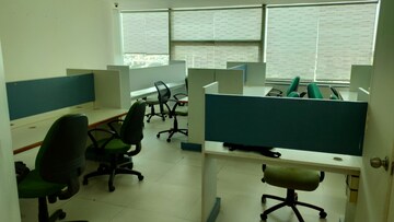 Team Area in  Office Space at Savvy Shapath V, Prahlad Nagar – for Rent