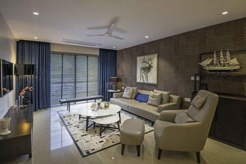 Living Room in 3 BHK Apartment at Karia Konark Bella Vista, Magarpatta Road – for Sale