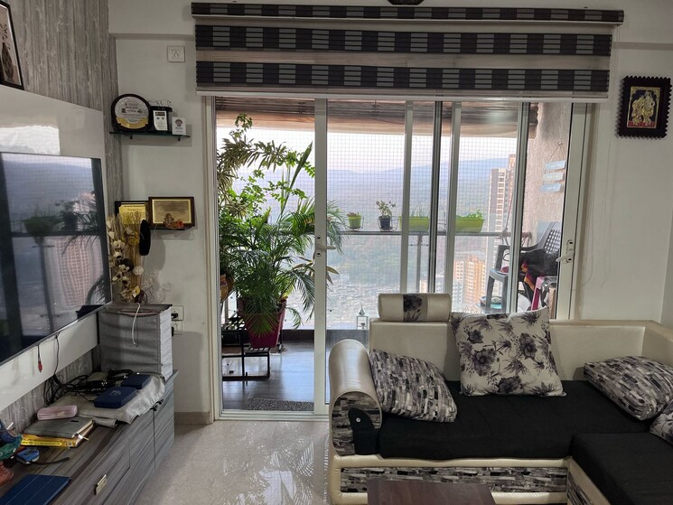 Living Room, k-raheja-raheja-residency 3 Bedroom 1100 Sq.Ft. Apartment In Malad East Mumbai 8708910