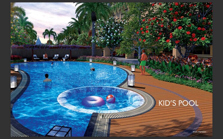 Swimming Pool, goel-ganga-antra 1 Bedroom 429 Sq.Ft. Apartment In Kharadi Pune 8708841