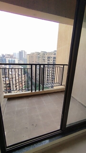 Balcony in 1 BHK Apartment at Raunak City Phase 3, Kalyan West – for Rent