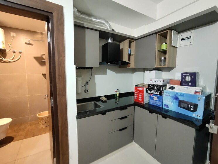 Kitchen, hsr layout 1 Bedroom 500 Sq.Ft. Apartment In Hsr Layout Bangalore 8708989