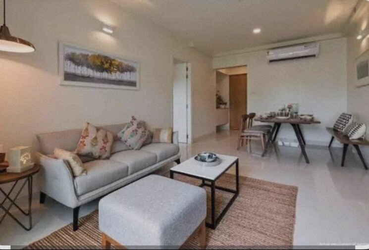 Living Room, godrej-emerald 1.5 Bedroom 525 Sq.Ft. Apartment In Ghodbunder Road Thane 8709032