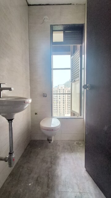 Bathroom in 2 BHK Apartment at Parsik Nagar – for Sale