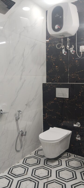 Bathroom in 3 BHK Builder Floor at Khirki Extension – for Rent