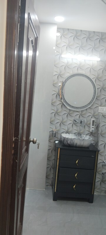 Bathroom in 3 BHK Builder Floor at Khirki Extension – for Rent