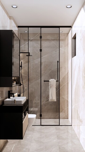 Bathroom in 3 BHK Apartment at M3M Sco, Sector 84 – for Sale