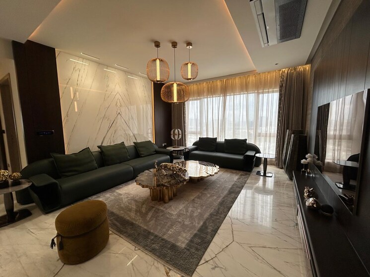 Living Room, sri-fortune-sonthalia-sky-villas 4 Bedroom 6333 Sq.Ft. Apartment In Kokapet Hyderabad 8709180