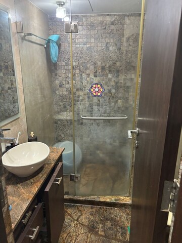 Bathroom in 2 BHK Apartment at Samudra Gaurav, Worli – for Rent