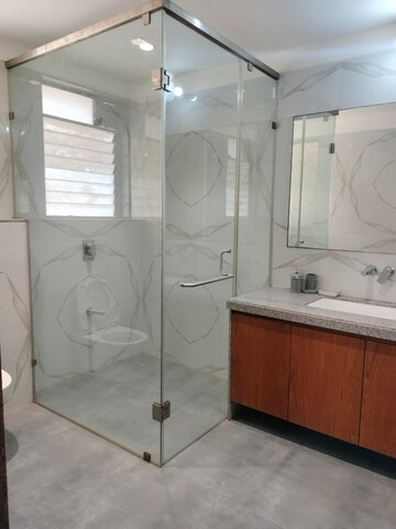 Bathroom in 4 BHK Apartment at Bhayli – for Sale