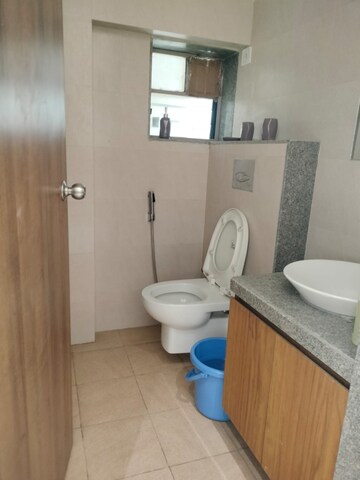 Bathroom in 4 BHK Apartment at Bhayli – for Sale