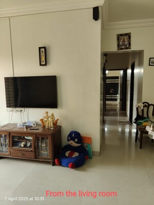 Living Room in 2 BHK Apartment at K Raheja Heights, Malad East – for Sale