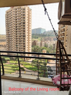 Balcony in 2 BHK Apartment at K Raheja Heights, Malad East – for Sale