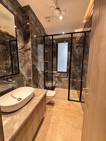 Bathroom in 4 BHK Builder Floor at DLF Atria, Dlf Phase ii – for Rent