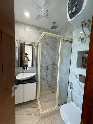 Bathroom in 3 BHK Builder Floor at Saket – for Sale
