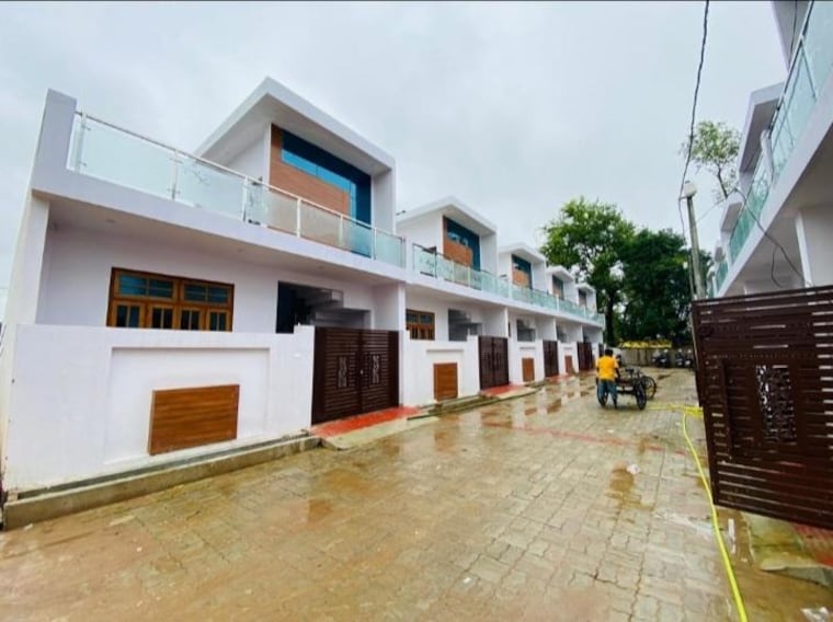 Exterior View, goel-heights 3 Bedroom 1000 Sq.Ft. Independent House In Faizabad Road Lucknow 8709555