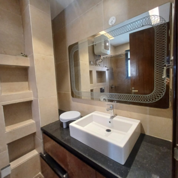 Bathroom in 4 BHK Builder Floor at Sector 23 – for Rent