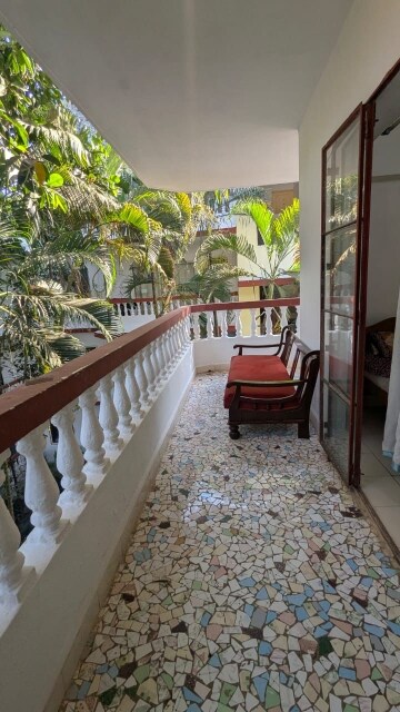 Balcony in 1 BHK Apartment at Arpora – for Rent