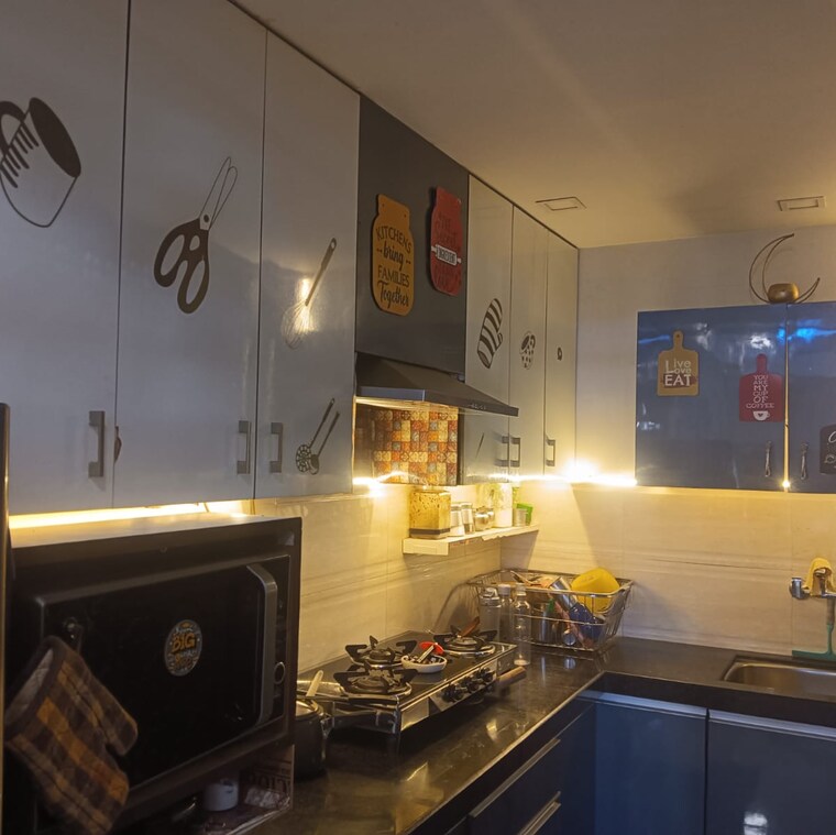 Kitchen, patrakar colony 3 Bedroom 1450 Sq.Ft. Builder Floor In Patrakar Colony Jaipur 8709802