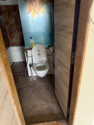 Bathroom in 3 BHK Apartment at Chaitanya Tower, Prabhadevi – for Rent