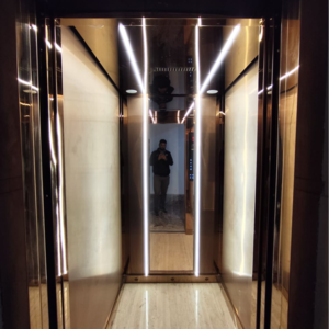 Building Lobby in 2 BHK Apartment at Hargobind Enclave – for Sale