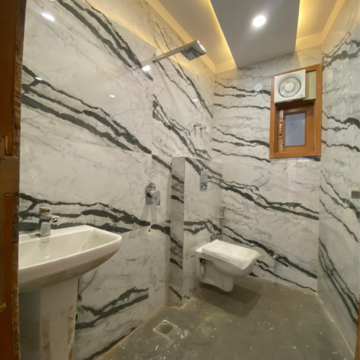 Bathroom in 2 BHK Apartment at Hargobind Enclave – for Sale