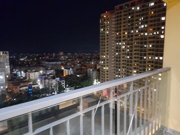 Balcony in 3 BHK Apartment at Ambuja Utalika : The Condoville, Em Bypass – for Rent