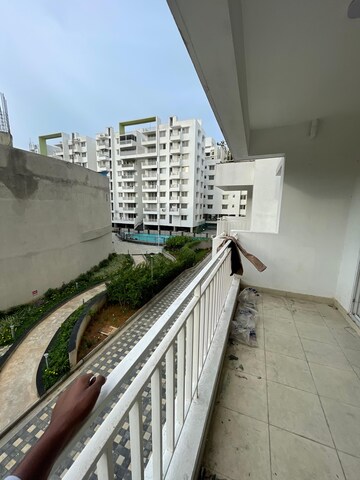 Balcony in 3 BHK Apartment at Passion Elite 1, Electronic City Phase I – for Rent