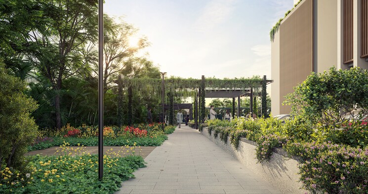 Garden, brigade-altius 3 Bedroom 2630 Sq.Ft. Apartment In Sholinganallur Chennai 8710192