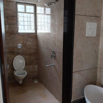 Bathroom in 1 BHK Apartment at Pantheon Acorn Park Phase 1, Mumbai Bangalore Highway – for Rent
