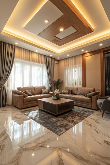 Living Room in 4 BHK Independent House at Turner Road – for Sale