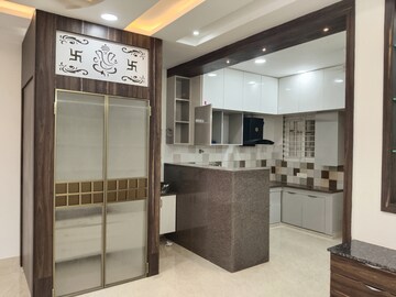 Kitchen in 3 BHK Apartment at Sri Gayatri Residency, Madhapur – for Rent