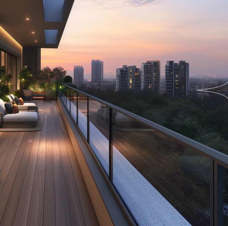 Balcony, vaswani-starlight 3 Bedroom 1970 Sq.Ft. Apartment In Pattandur Agrahara Bangalore 8710792