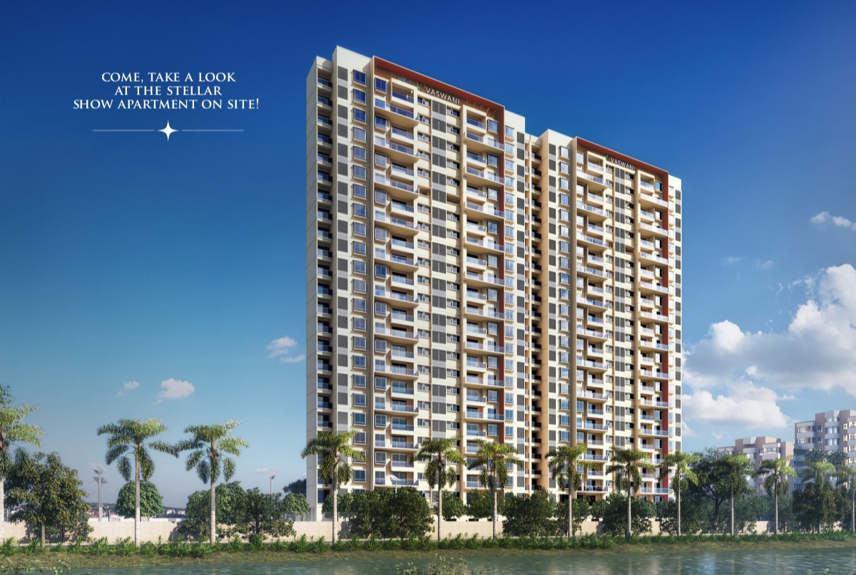 3 BHK + Pooja Room,Study Room Apartment For Sale in Vaswani Starlight